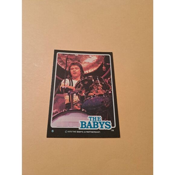 Vintage 1979 The Babys Trading Card #6 London Rock Band Collectible - Picture 1 of 2